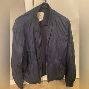 H&M LOGG Bomber Jacket in navy